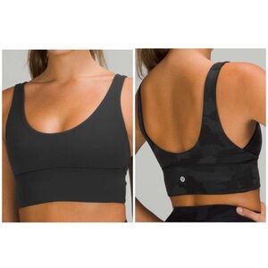 Lululemon Align Reversible Bra A/B Black Camo 8